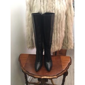 Nordstrom by Via Spiga tall black leather boots